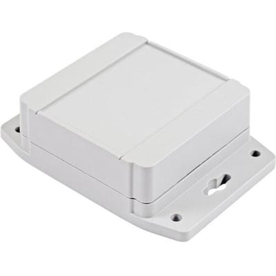 Hammond Electronics 1555E2F17GY Universele behuizing 90 x 90 x 38 Polycarbonaat Lichtgrijs 1 stuk(s)