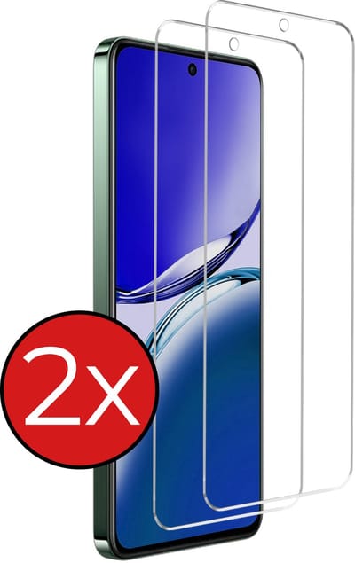 Screenprotector - 2 Stuks - Geschikt voor Oppo Reno 12 F - Extra Sterk - Beschermglas - Gehard Glas - Tempered Glass - Screen Protector