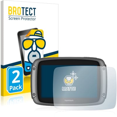 BROTECT - Screenprotector voor TomTom Rider 50 - Folie Beschermfolie matte 2 Stuks