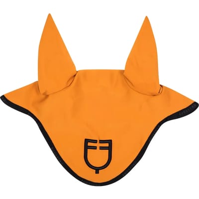 Korte muts van technische stof met logo Equestro