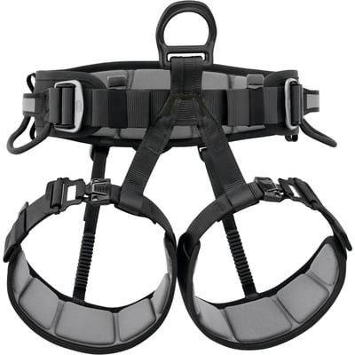 Petzl FALCON 0 Black – Lichtgewicht zitgordel voor reddingsoperaties
