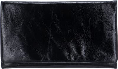 abro Leren Koppeling Avondtas Leather Athene Clutch Bag Navy Blauw