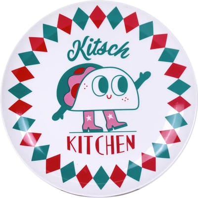 Kitsch Kitchen bord 26cm El Restaurante tasty taco