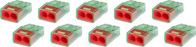 Lasklem - Vintex - 2 Polig - 0.2-2.5 mm2 - Rood - 10 Stuks
