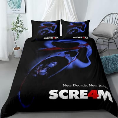 Scream Horror Night Dekbedovertrekset Usa King Queen Double Full Twin Eenpersoons Maat Beddengoedset 173x218cm