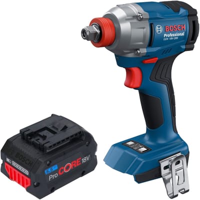 Bosch GDX 18V-285 Professional accu-slagschroevendraaier 18 V 285 Nm 1/4'' borstelloos + 1x ProCORE accu 5,5 Ah - zonder oplader