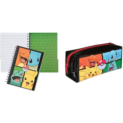 Pokemon schoolset; etui en notitiboek