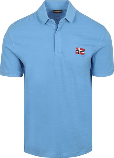 Napapijri Ebea Polo Mid Blauw - Maat M - Heren