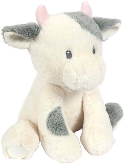 PIA Soft Toys-Pluche Knuffeldier - Koe zittend 28 cm