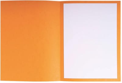 Exacompta 5x Pak van 25 pleidooimappen Voor/tegen versterkt karton 25x32cm - Oranje - 220106E