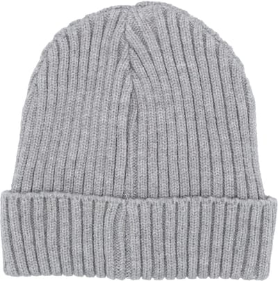 Puck Knit Muts - Light Grey Melange