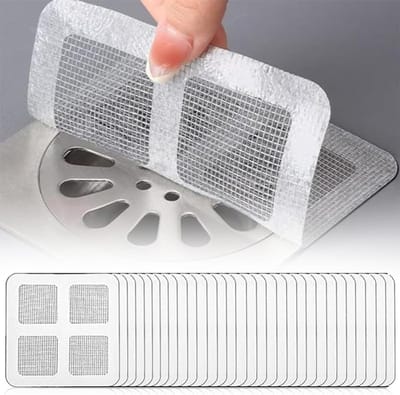 Verwijderbare Haarafvoer Stickers voor Douche en Keuken, Haarvanger en Netfilter, 30 Stuks voor Efficiënte Afvoerbescherming