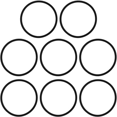 Dailygoods- Afdichtingsvervangingsset 8-delig - Siliconen - Lekvrije Dekselpakking - Duurzaam - BPA-vrij - Eenvoudig te installeren