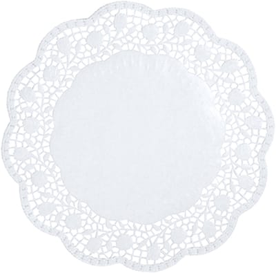 20x 100 Taartranden rond Ø 30 cm wit, verpakt per 100 stuks