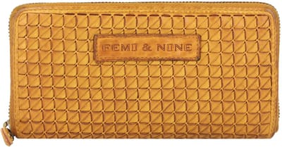 Greenland Nature Femi & Nine Portemonnee Leder 20 cm - Dames - Horizontaal - yellow
