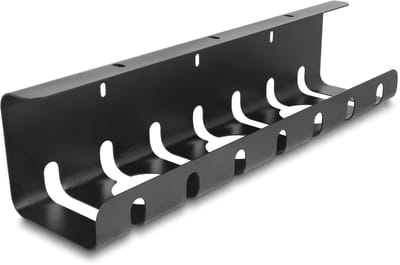 Delock Cable holder for under-table mounting black 2 pcs set
