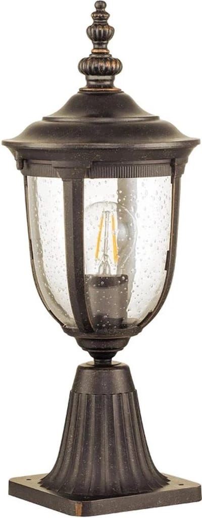 Elstead Lighting Mini LED Tuin Pilaar Cleveland | 1X E27 Max 60W | IP44 (Outdoor) | Weathered Bronze