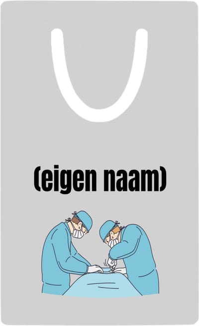 Hacebo® - chirurgen met eigen naam metalen boekenlegger - Chirurg - Patiënten/doktoren - collega's - verjaardag - afscheidscadeau - geschenk - kado Bladwijzer boekenleggers - 7.6 cm x 5cm