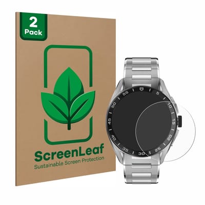 2 Stuks Screenprotector voor TAG Heuer Connected Calibre E4 (45 mm) - Hoogwaardige Beschermfolie transparant