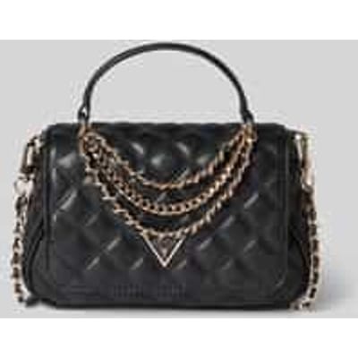 GUESS schoudertas handtas Giully II Top Handle Flap Bag Black zwart