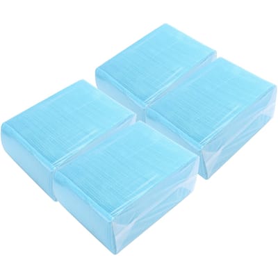 4 Zakken Tandheelkundige Slabben Wegwerp Waterdichte Tatoeage Slabben Hygiëne Piercing Papier Necksjaal blue