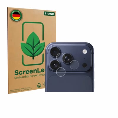 2 Stuks Screenprotector voor Apple iPhone 17 Pro (ALLEEN Camera Lens) - Hoogwaardige Beschermfolie transparant