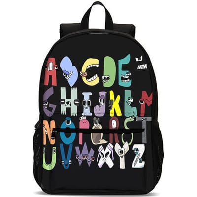 Schooltas Rugzak voor Jongens Meisjes Beste Cadeau Mochila 3D Printen Spel Alphabet Lore Schoolrugzak Tas Student Rugzak Tas