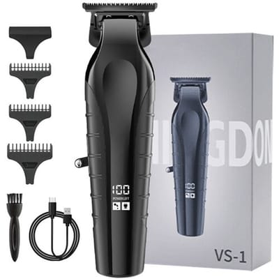 Komingdon VS-1 elektrische tondeuse grensoverschrijdende elektrische USB-tondeuse voor vetkuif en contouren kapperszaaktrimmer