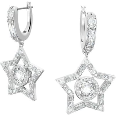 Boucles d'oreilles Swarovski Stella pour femme 5617767 White|F|Box (Random Color) blue