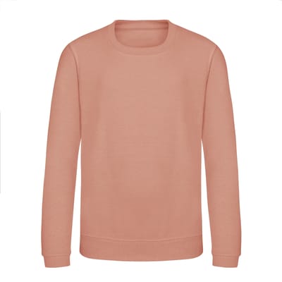 Just Hoods - AWDis Sweat Kinder - Dusty Pink maat 9/11 (L)