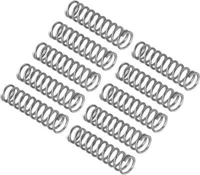 10x Drukveren RVS 1mm x 8mm x 30mm - Compacte Compressieveren voor Reparatie en Hobby