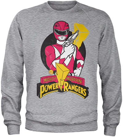 Power Rangers Sweatshirt met Red Ranger-pose