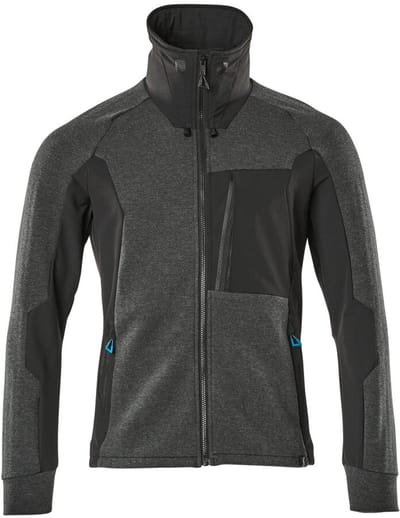Mascot Advanced Sweatshirt met rits 17484-319 - Zwart - L