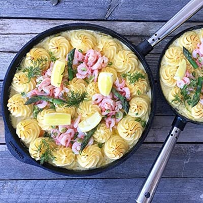 Braadpan 24 cm - Geschikt voor alle warmtebronnen - Ideaal voor roestvrij koken en braden