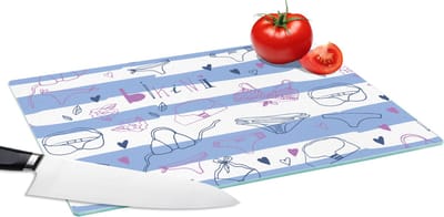 Glazen Snijplank - 39x28 - Bikini - Zomer - Patronen - Snijplanken Glas