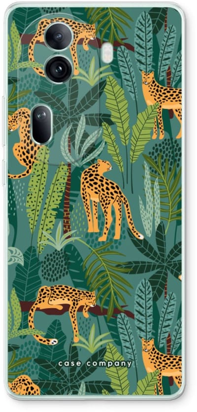 Case Company® - Hoesje geschikt voor Oppo Reno 11 Pro hoesje - Luipaard 2 - Soft Cover Telefoonhoesje - Bescherming aan alle Kanten en Schermrand