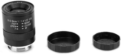 Dailygoods- Cameralens 3,5-8 mm - Handmatig Diafragma - CS-montage - CCTV-beveiligingscamera - 720P HD - Aluminiumlegering - Beveiligingslens