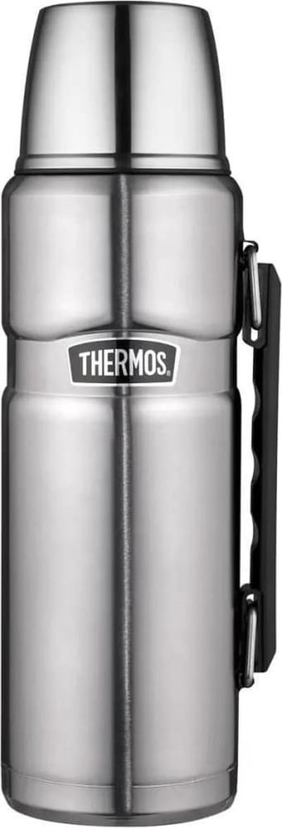Thermos King thermosfles - 1,2 liter - Zilverkleurig