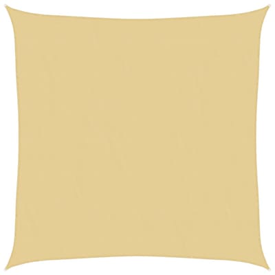 vidaXL - Zonnezeil - 4x4 - m - 100% - polyester - oxford - zandkleurig