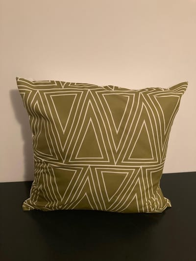 Nordic Geometry Collection Kussenhoes – Olive Green Edition - 45x45 cm