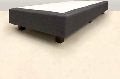 Losse boxspring - BONELLVERING - boxspringonderstel - boxspringbedbodem - zonder matras 90x200 cm - Antraciet
