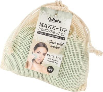 Herbruikbare Wattenschijfjes - Zoogcompressen - Gezichtsreiniger - Make Up Remover - Wasbare Wattenschijfjes - Zero Waste - 3 Laags - Duurzame & Biologische - Gratis Waszakje - 10 Stuks