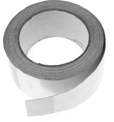 Dailygoods- Warmte-isolatie Tape - Zelfklevend - Aluminium Folie - Glasvezel - 50mm x 25m - Lichtgewicht - Effectieve Warmtebescherming - Isolatietape