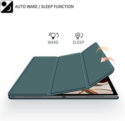 Mobiq - Magnetische Folio Case geschikt voor iPad Air 13 inch (2025) - donkergroen