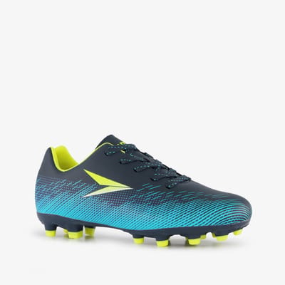 Dutchy Vision FG kinder voetbalschoenen blauw geel - Maat 36 - Uitneembare zool