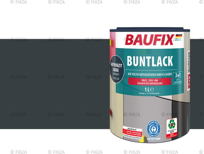 BAUFIX Multi- Lakverf antraciet grijs 1 Liter