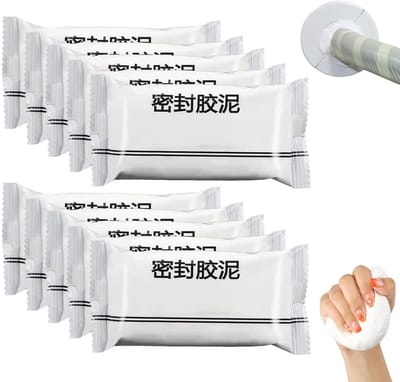 Reparatiewal Kit - Plamuur Kit - Muren Herstellen - Waterdicht & Sneldrogend - 10 Stuks - Wit