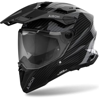 Airoh Commander 2 Carbon Glossy Carbon Adventure Helm - Helm