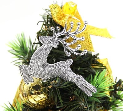 ProductGoods - Zilveren Rendier - Rendier - Kersthangers - Set van 6 stuks - Kerst Decoratie - Kerst