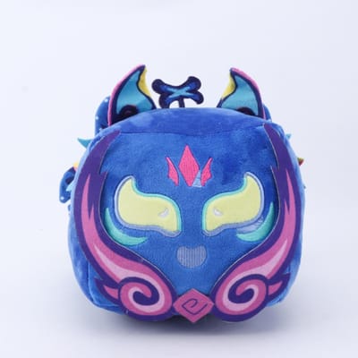 Empyrean Blox Fruits Pluche Zacht Knuffeldier Spel Vruchten Speelgoed Gas Blox Fruits Pluche Geweldige Cadeaus Slaapkamer Decoratie 18cm blue